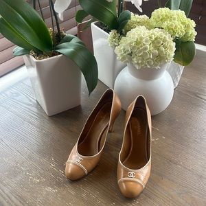 Chanel Tan Heels